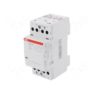 Contactor: 4-pole installation | NC x2 + NO x2 | 110VAC | 110VDC