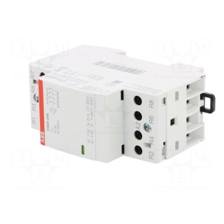 Contactor: 4-pole installation | 25A | 12VAC,12VDC | NC x4 | -25÷55°C