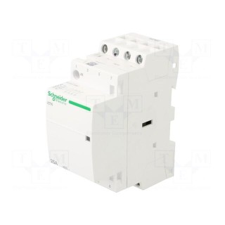 Contactor: 4-pole installation | 25A | 230÷240VAC | NO x4 | IP20 | 500V