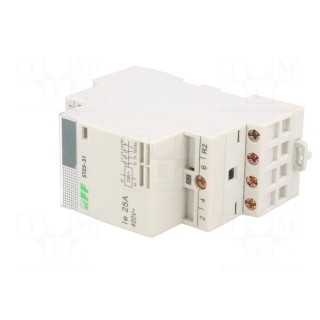 Contactor: 4-pole installation | NC + NO x3 | 230VAC | 25A | DIN