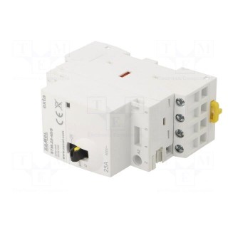 Contactor: 4-pole installation | 25A | 230VAC | NO x4 | -5÷60°C