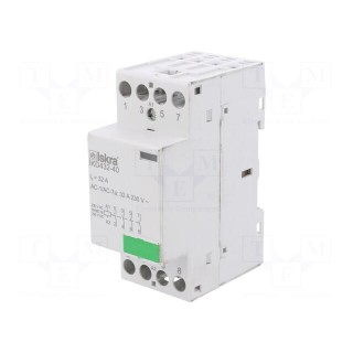 Contactor: 4-pole installation | 32A | 230VAC,220VDC | NO x4