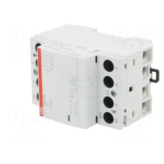 Contactor: 4-pole installation | NC + NO x3 | 230VAC | 230VDC | 40A