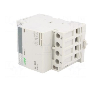 Contactor: 4-pole installation | NC + NO x3 | 230VAC | 40A | DIN