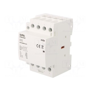 Contactor: 4-pole installation | 40A | 230VAC | NO x4 | -5÷60°C