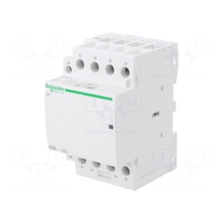 Contactor: 4-pole installation | NC x4 | 230÷240VAC | 63A | DIN | ICT