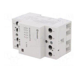 Relay: installation | monostable | NC + NO x3 | Ucoil: 230VAC | 63A