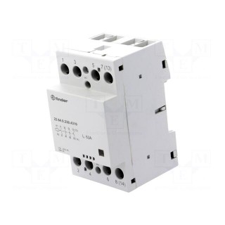 Relay: installation | monostable | NO x4 | Ucoil: 230VAC | 63A | -5÷55°C