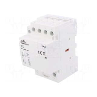 Contactor: 4-pole installation | 63A | 24VAC,24VDC | NO x4 | -5÷60°C