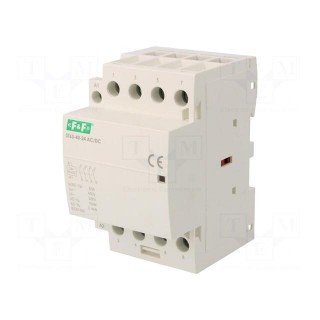 Contactor: 4-pole installation | 63A | 24VAC,24VDC | NO x4 | IP20