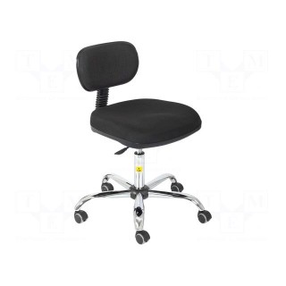 Chair | ESD | Seat dim: 460x430mm | Back dim: 360x210mm | 480÷610mm