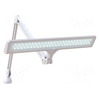 Lamp: bench; 6000K; W: 510mm; 15W; 230VAC; Plug: EU; CRImin: 80; white