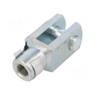Piston rod clevis | Thread: M10x1,25 | 25÷32mm | Kit: clip,bolt