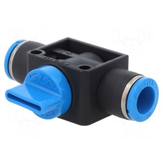 Shutoff valve | -0.95÷10bar | 761l/min | Øout: 10mm | Øin: 10mm | 0÷60°C