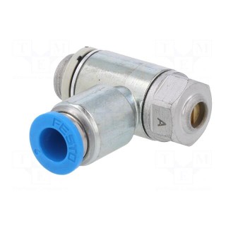 Throttle-check valve | 0.2÷10bar | zinc casting chrome | 185l/min