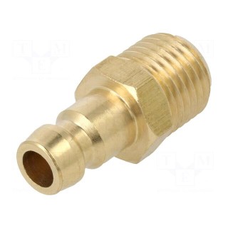 Connector | connector pipe | max.10bar | Enclos.mat: brass | Seal: FPM