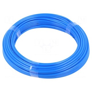 Pneumatic tubing | 11bar | L: 25m | polyurethane | blue