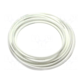 Pneumatic tubing | 15bar | L: 20m | r bending min: 48mm | nylon | white
