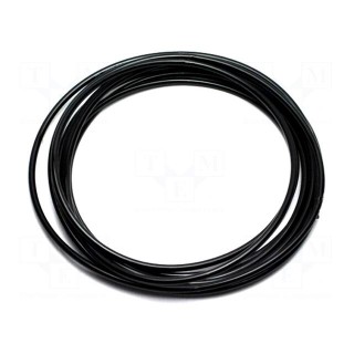 Pneumatic tubing | 15bar | L: 20m | r bending min: 24mm | nylon | black