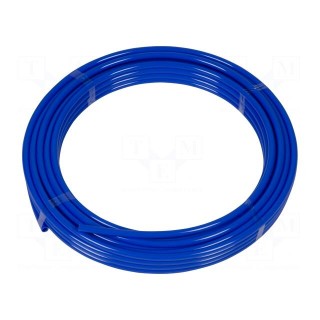 Pneumatic tubing | 17bar | L: 25m | polyamide 6 | blue