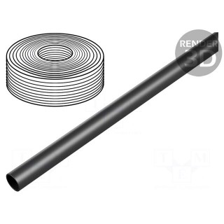 Pneumatic tubing | PE | black | Application: compressed air | 13.5mm