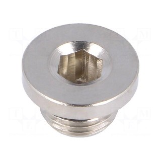 Protection cap | max.150bar | nickel plated brass | Thread: G 1/8"
