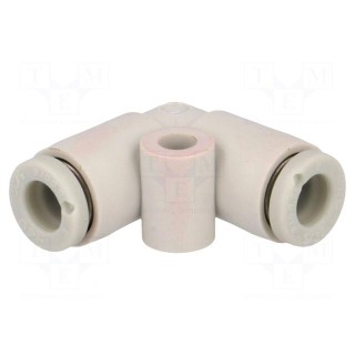 Push-in fitting | angled 90° | -1÷10bar | Mat: polypropylene