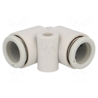 Push-in fitting | angled 90° | -1÷10bar | Mat: polypropylene