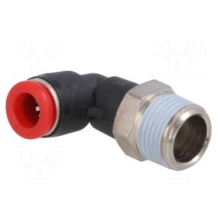 Composite connector | angled | BSP 3/8"