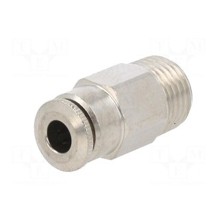 Push-in fitting | straight | 0÷30bar | nickel plated brass