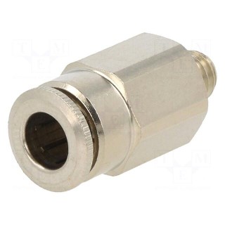 Push-in fitting | straight | 0÷30bar | nickel plated brass
