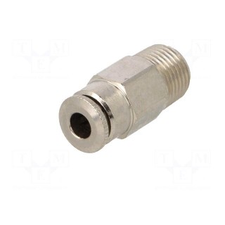 Push-in fitting | straight | 0÷30bar | nickel plated brass