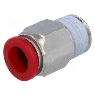 Composite connector | straight | BSP 1/4"