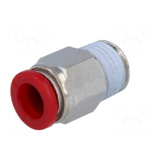 Composite connector | straight | BSP 1/4"