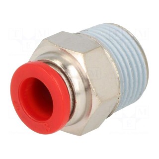 Composite connector | straight | BSP 3/8"