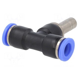 Push-in fitting | T-tap splitter | -0.95÷15bar | BLUELINE | 8mm