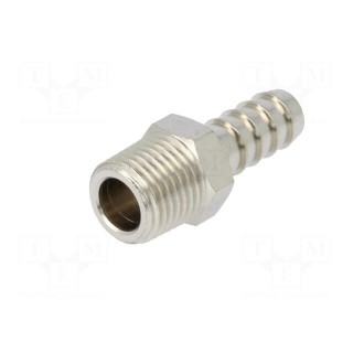 Metal connector | threaded | G 1/4" | Mat: nickel plated brass