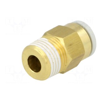 Push-in fitting | threaded,straight | R 1/8" | outside | -1÷10bar