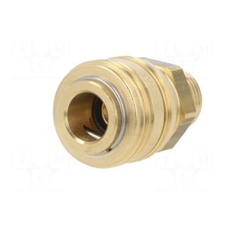 Quick connection coupling | 0÷35bar | brass | 41mm | 1000l/min