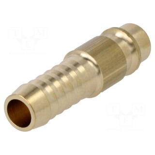Quick connection coupling | NW7,2 connector pipe | 0÷35bar