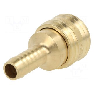 Quick connection coupling | 0÷35bar | brass | L: 58mm | 1000l/min