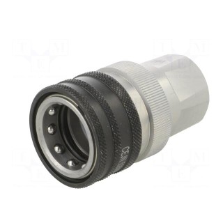 Quick connection coupling | 250bar | Seal: NBR | Int.thread: G 1/2"