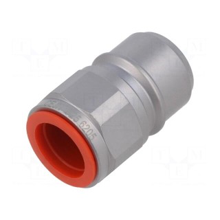 Quick connection coupling | connector pipe | 250bar | Seal: NBR