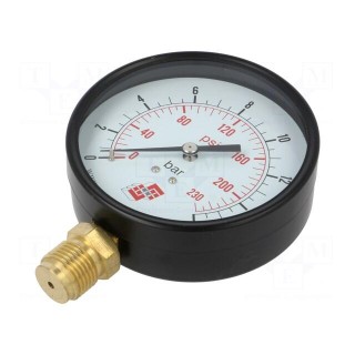 Manometer | 0÷16bar | non-aggressive liquids,inert gases | 100mm