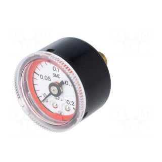 Manometer | R 1/8" | outside | Working pressure: 0÷2bar | Ø: 37.5mm