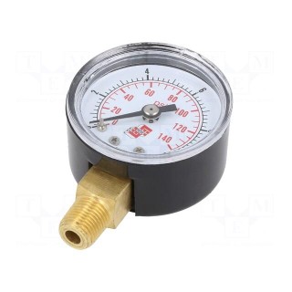 Manometer | 0÷10bar | non-aggressive liquids,inert gases | 40mm