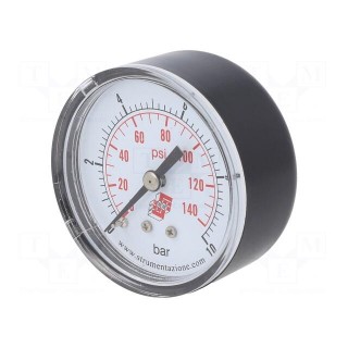 Manometer | 0÷10bar | non-aggressive liquids,inert gases | 50mm