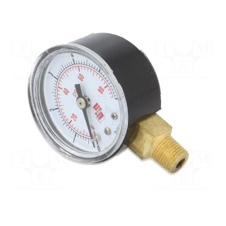 Manometer | 0÷6bar | non-aggressive liquids,inert gases | 40mm