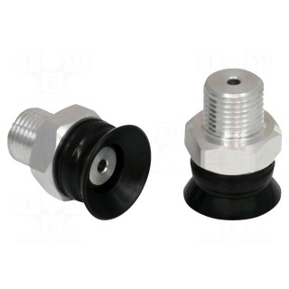 Suction cup | Nitrile rubber NBR | 15mm | Mounting: G1/8-AG | 4.5g