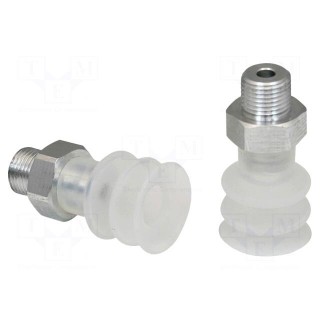 Suction cup | Silicone SI | 18mm | Mounting: G1/8-AG | Man.series: FSG